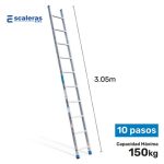 Escalera de Arrimo Aluminio Industrial - Image 3