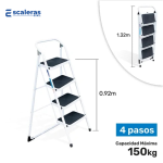 Escalera tipo taburete