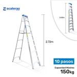 Tijera simple acceso de aluminio